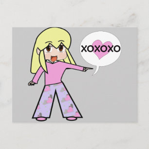 Postal Festiva Chibi Valentine