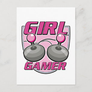 Postal Festiva Chica Gamer