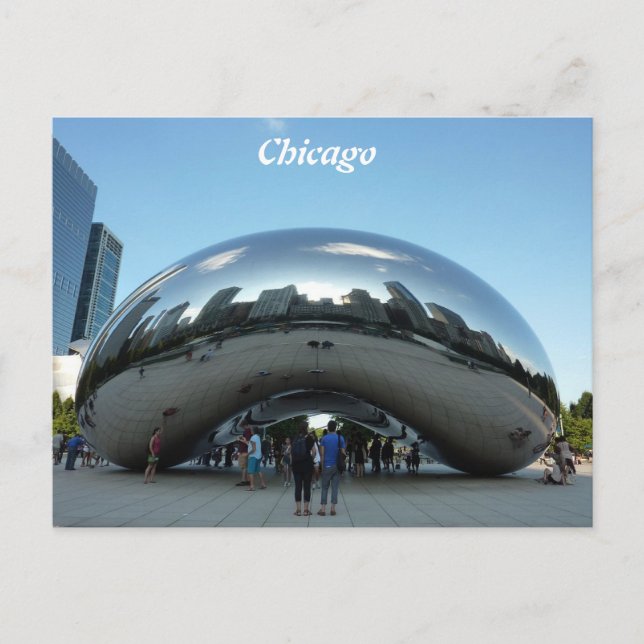 Postal Festiva Chicago Bean Sightseeing (Anverso)