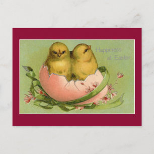 Postal Festiva Chicas de Pascua