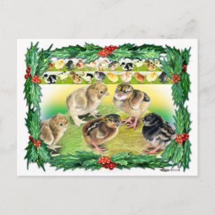 Postal Festiva Chicas navidades