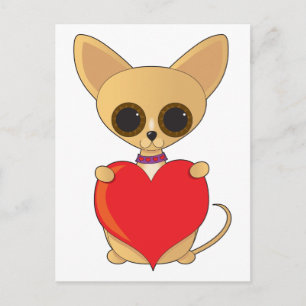 Postal Festiva chihuahua valentine Chihuahua Valentine