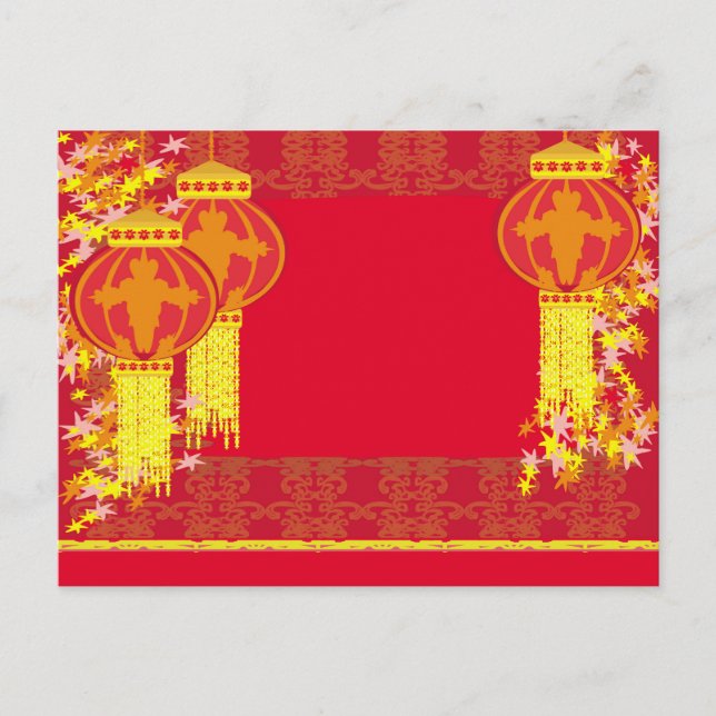 Postal Festiva Chinese New Year Postcard (Anverso)