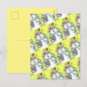 POSTAL FESTIVA CHOCOLATES DEL ADMIRADOR SECRETO DE KITTEN, VALENT