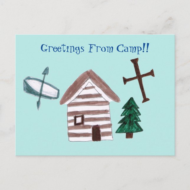 Postal Festiva Christian Camp Postcard (Anverso)