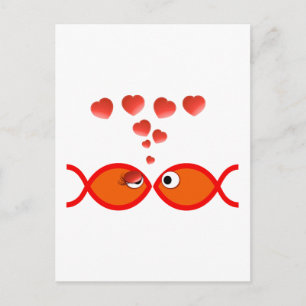 Postal Festiva Christian Valentine Naranja v2