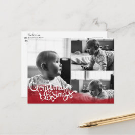 Postal Festiva Christmas Blessings