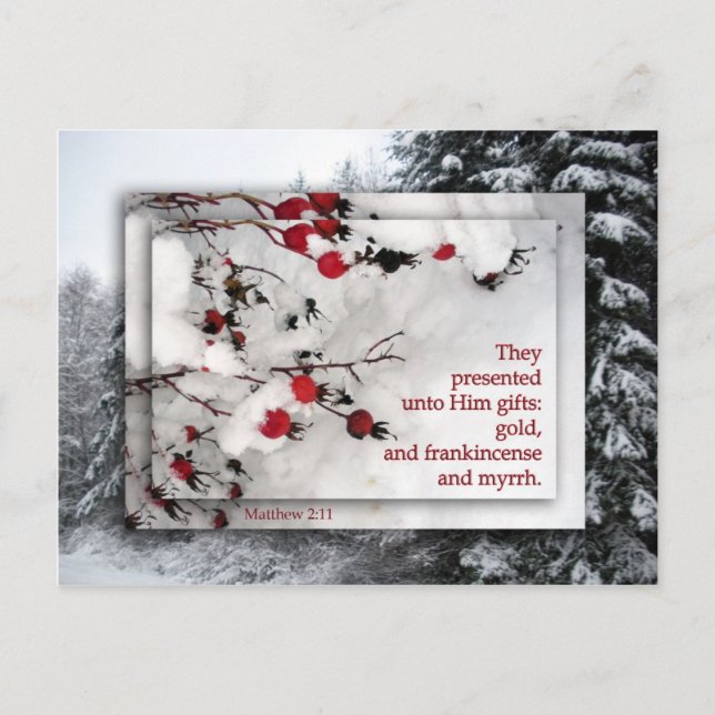 Postal Festiva Christmas Card "The Gift of God" (Anverso)