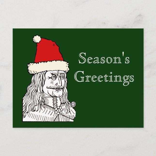 Postal Festiva Christmas de tío Vlad (Anverso)