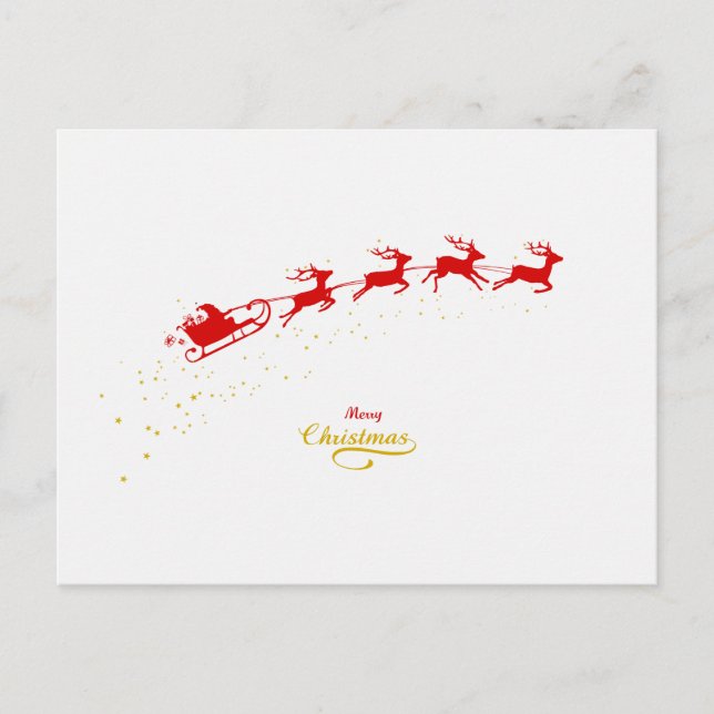 Postal Festiva Christmas Deers (Anverso)