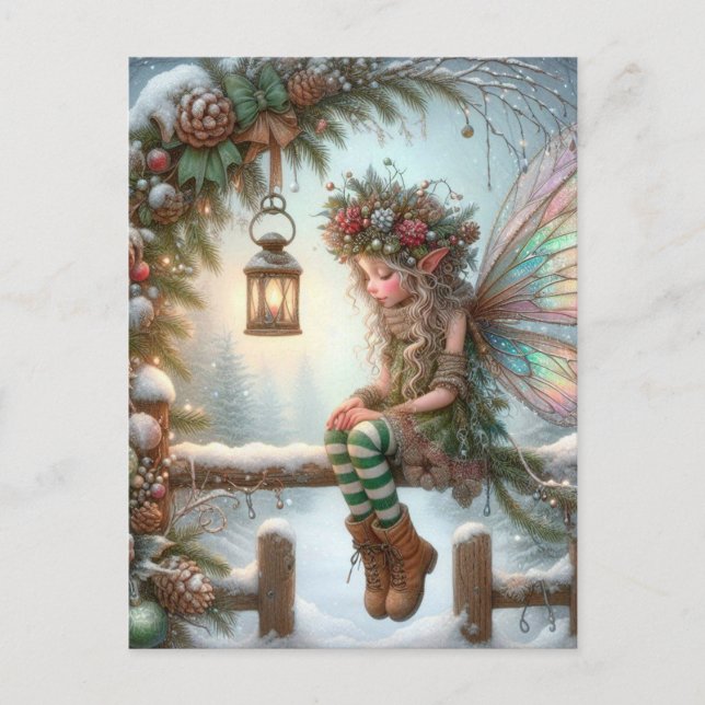 Postal Festiva Christmas Fairy (Anverso)