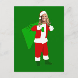Postal Festiva christmas Marjorie Taylor Greene santa claus