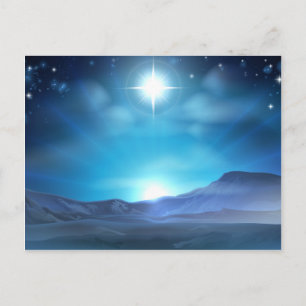 Postal Festiva Christmas Nativity Star of Bethlehem