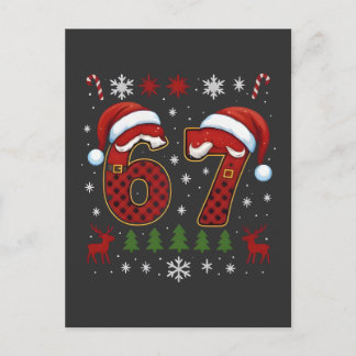 Postal Festiva Christmas Six Seven 67 Santa Xmas Gen Alpha