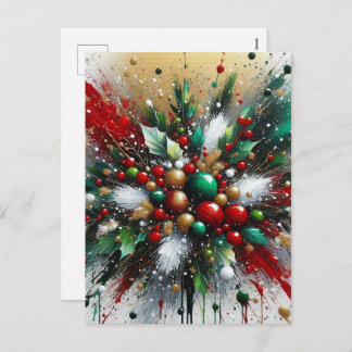 Postal Festiva Christmas Splatter / White Bursts
