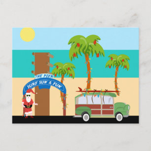 Postal Festiva Christmas Surfing