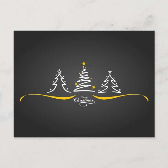 Postal Festiva Christmas Trees (Anverso)