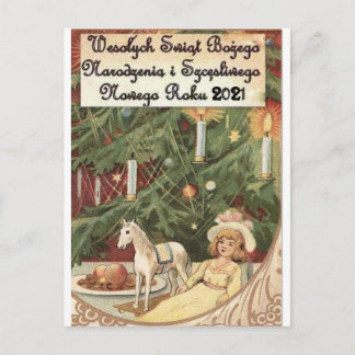 POSTAL FESTIVA CHRISTMAS WESOLYCH SWIAT 2021