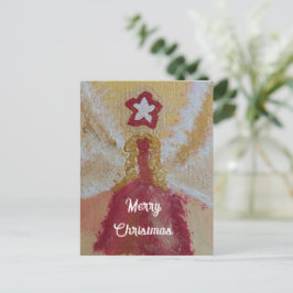 Postal Festiva Christmasangel gift love feiertagspostkarte