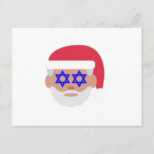 Postal Festiva christmukkah santa claus emoji