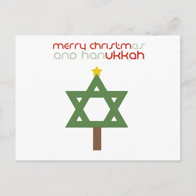 POSTAL FESTIVA CHRISTMUKKAH TREE (Anverso)
