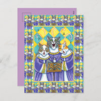 CHURCH CHOIR CATS & MOUSE CANTANDO NAVIDADES CAROL