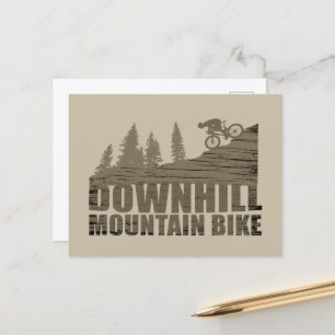 Postal Festiva Ciclismo de montaña cuesta abajo