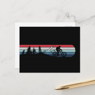 Postal Festiva Ciclismo de montaña cuesta abajo MTB