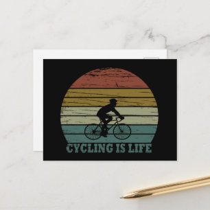 Postal Festiva Ciclismo de montaña divertido Mtb