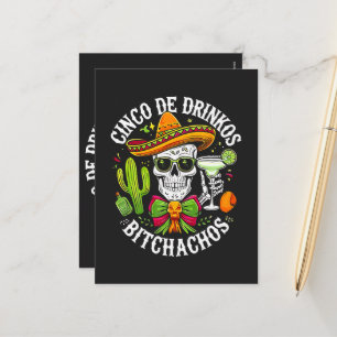 Postal Festiva Cinco De Drinko Bitchachos