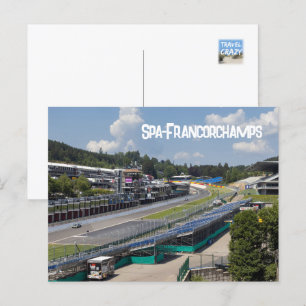 Postal Festiva Circuito de carreras de Spa-Francorchamps, Bélgica