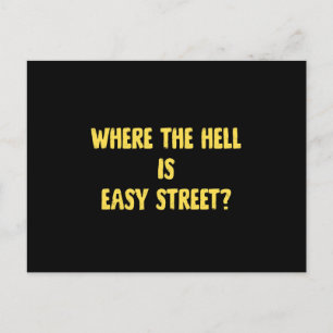 Postal Festiva Cita Divertida Dónde Está Easy Street
