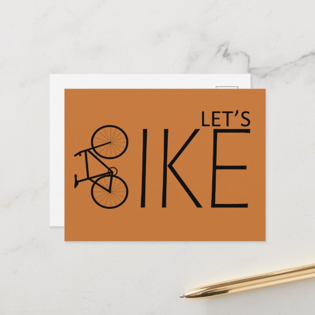 Postal Festiva Citas de ciclismo motivacionales (Anverso/Reverso In Situ)