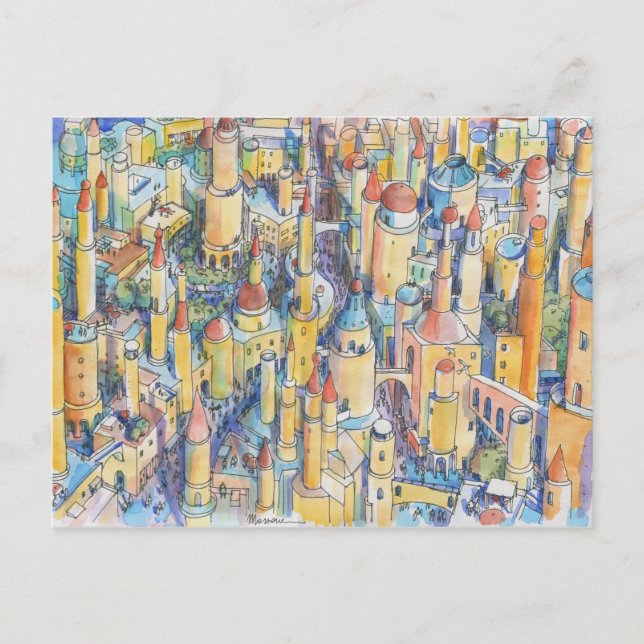 Postal Festiva Citta' di fantasia (Anverso)