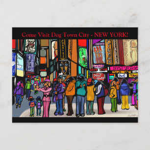 Postal Festiva Ciudad de los perros - NUEVA YORK