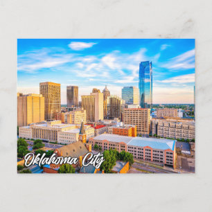 Postal Festiva Ciudad de Oklahoma, Oklahoma, EE. UU.