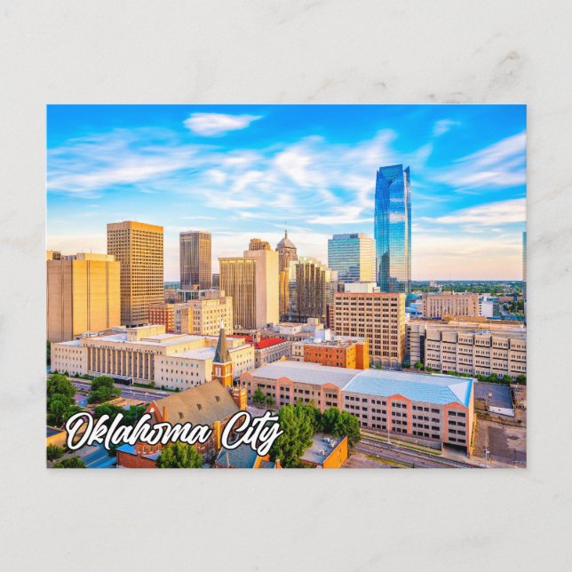 Postal Festiva Ciudad de Oklahoma, Oklahoma, EE. UU. (Anverso)