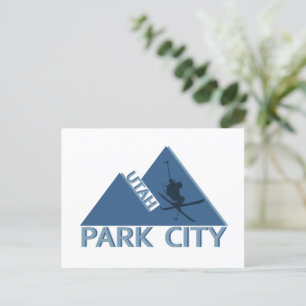 Postal Festiva Ciudad del parque de Utah
