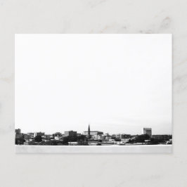 Postal Festiva Ciudad pequeña