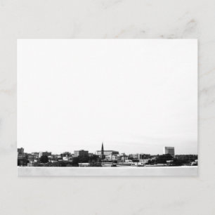 Postal Festiva Ciudad pequeña