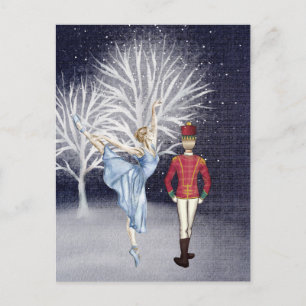 Postal Festiva Clara y el príncipe desnudo la tierra de la nieve