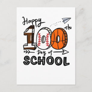 Postal Festiva Clase de 2026 Graduación Escuela Béisbol 