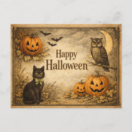 Postal Festiva Classic Vintage Autumn Harvest Halloween