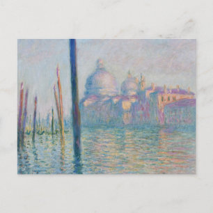 Postal Festiva Claude Monet Gran Canal Venecia Italia Viaje