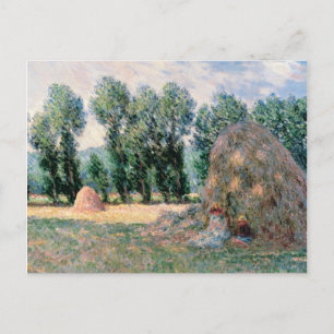 Postal Festiva Claude Monet - Haystacks