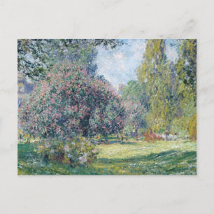 Postal Festiva Claude Monet - Parc Monceau, París