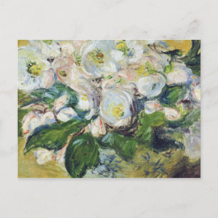 Postal Festiva Claude Monet - Rosas Navidades