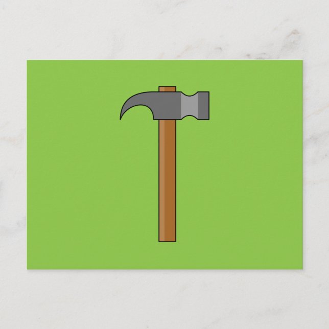 Postal Festiva Claw Hammer Personalizado (Anverso)