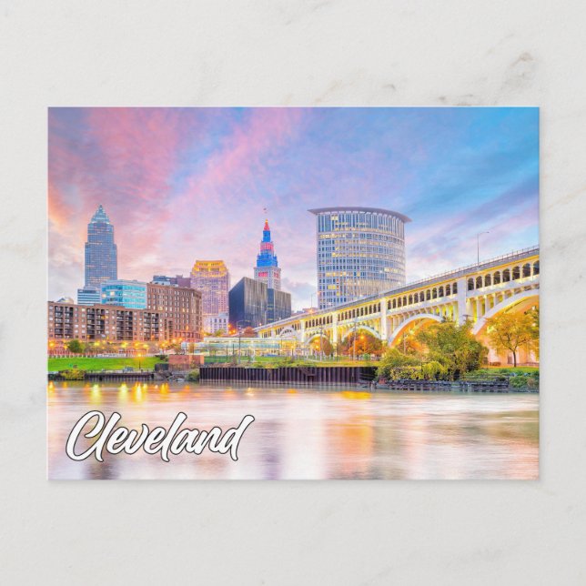 Postal Festiva Cleveland, Ohio, EE. UU. (Anverso)