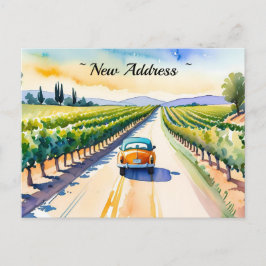 POSTAL FESTIVA COCHE EN MOVE CHANGE OF DIDRESS POSTCARD